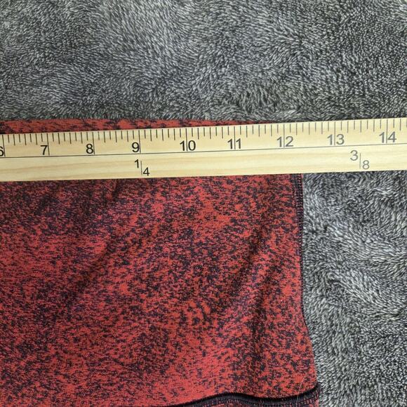 Lululemon Workout Leggings Wunder Train High Rise Tight 25" Red And Black Size 6 - Picture 5 of 5